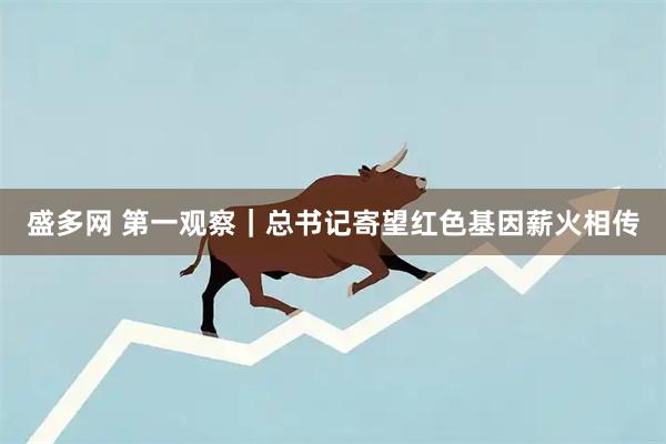盛多网 第一观察｜总书记寄望红色基因薪火相传
