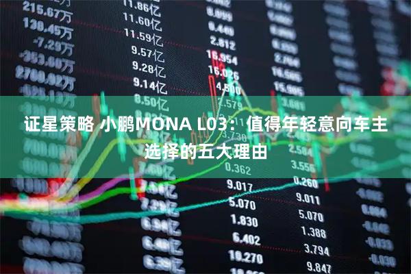 证星策略 小鹏MONA L03：值得年轻意向车主选择的五大理由